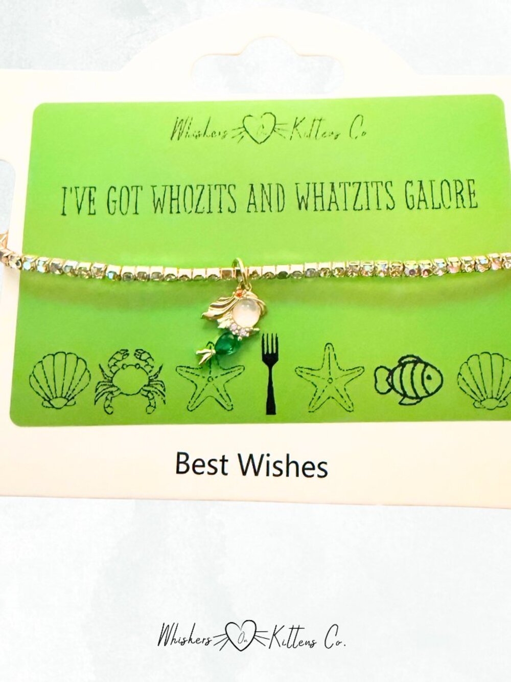 Little Mermaid Rhinestone Bracelet